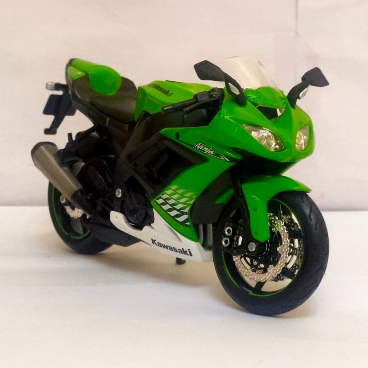 Jual Diecast Motor Kawasaki Ninja ZX 10R Maisto 112 Miniatur motor
