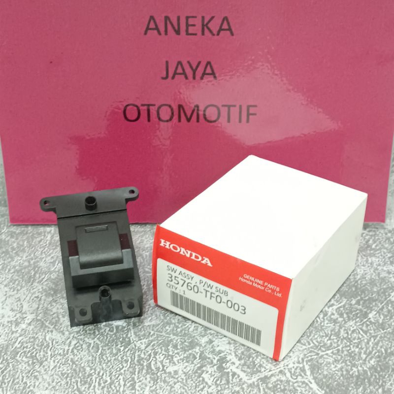 Jual SWIT SWITCH SINGLE POWER WINDOW HONDA JAZZ RS BRIO MOBILIO CRV BRV