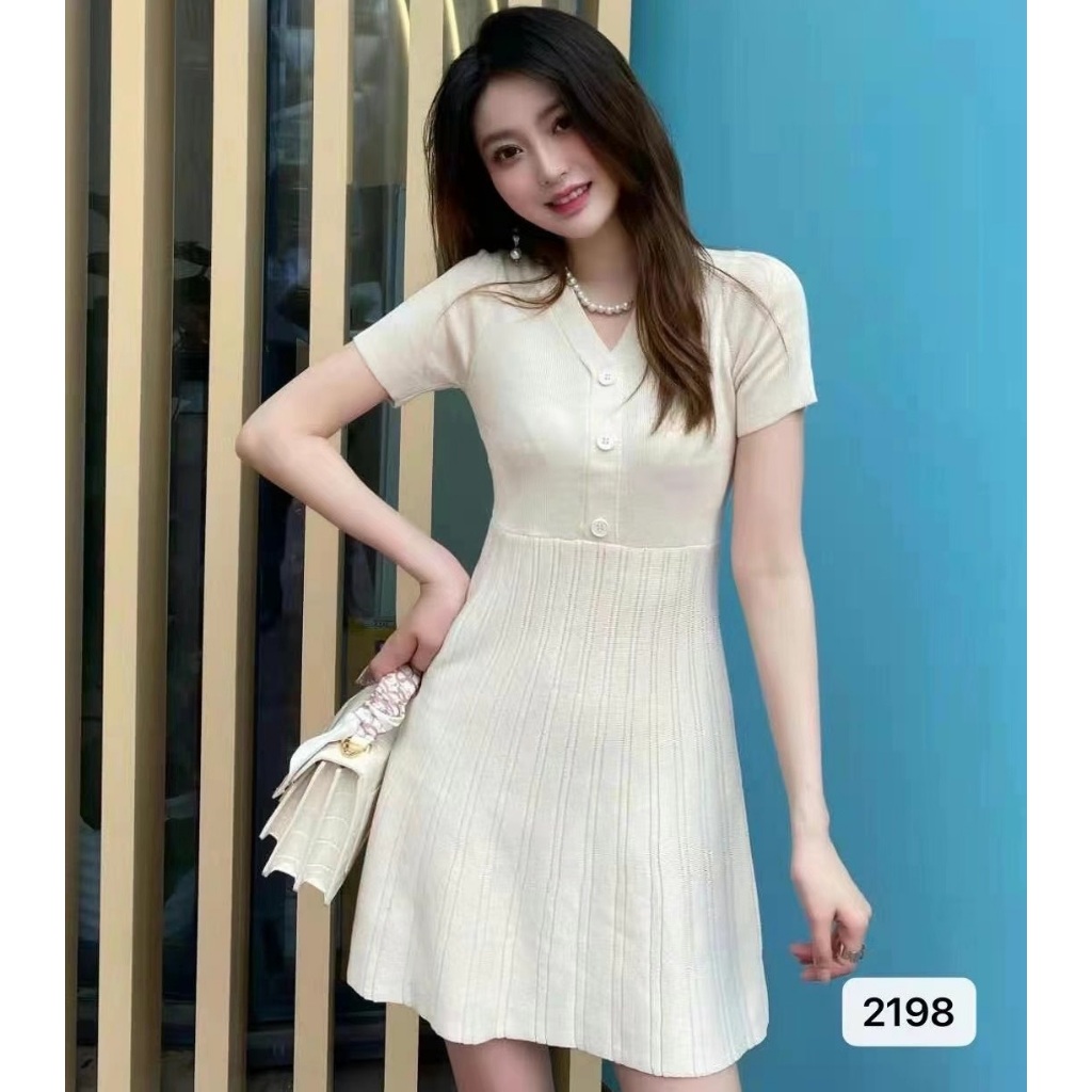 Jual AJW Mini Dress Rampel Korean Style SBA | Dress Vintage Simple Kekinian  Lengan Pendek | Drees Simple Elegan Knit Premium | Shopee Indonesia