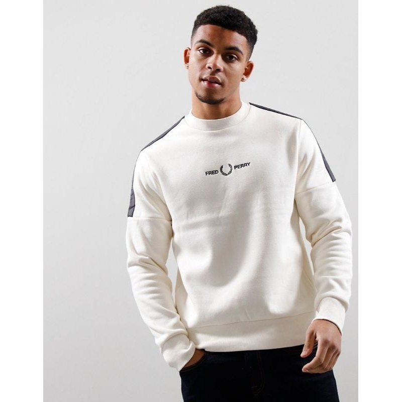 Tape sleeve sweatshirt store