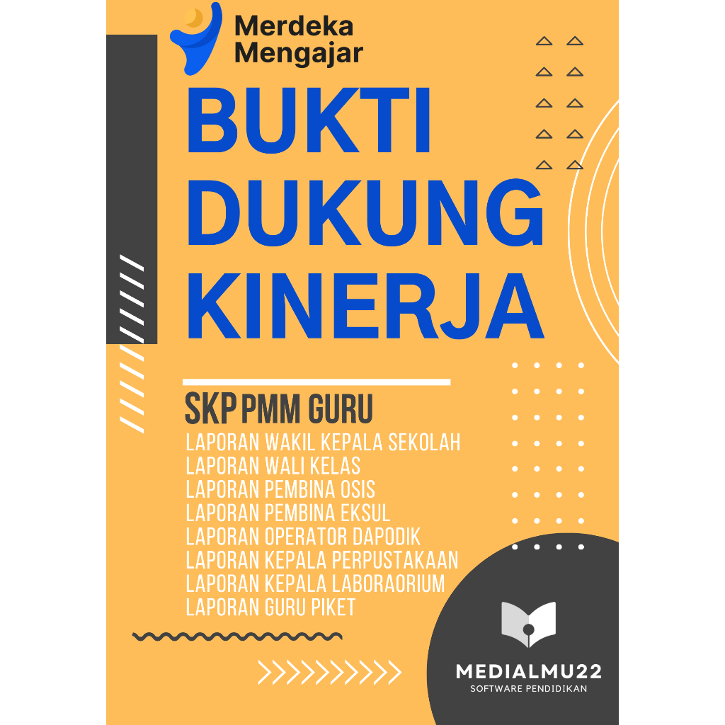 Jual Bukti Dukung E Kinerja PMM SKP Guru Dokumen Laporan Mudah Diedit ...