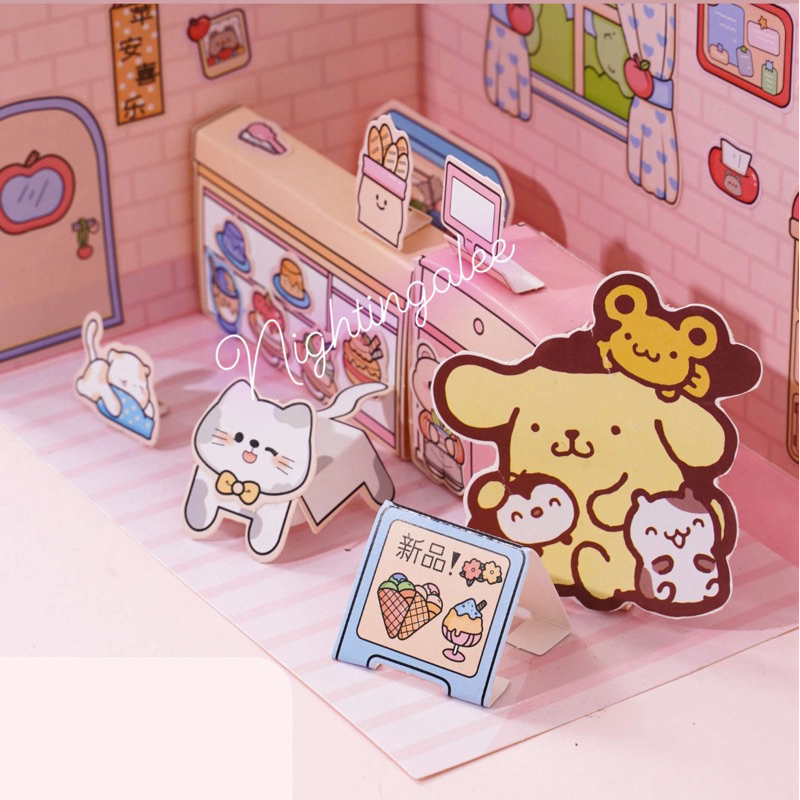 Jual (BPQB) QUITE BOOK SANRIO MAINAN RUMAH RUMAHAN KUROMI CINNAMONROLL ...