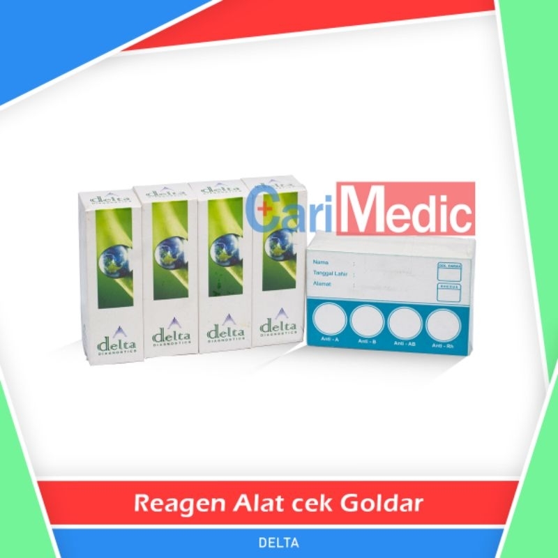 Jual Reagen Goldar Alat Cek Golongan Darah + Kartu Test | Shopee Indonesia