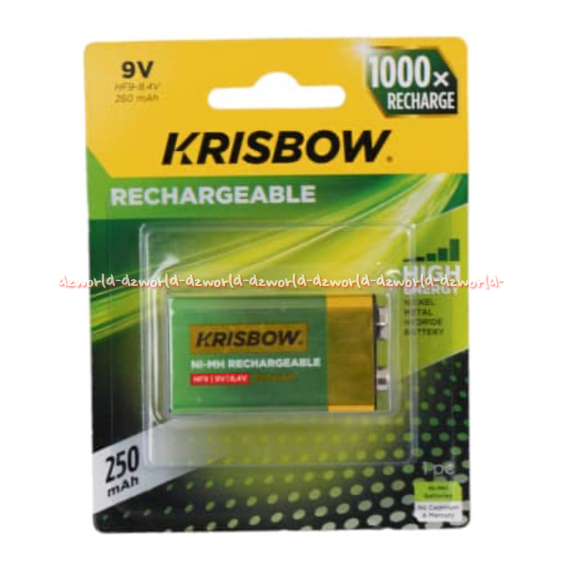 Jual Krisbow Ni Mh Rechargeable Mah Baterai V Btarai Kotak Bisa