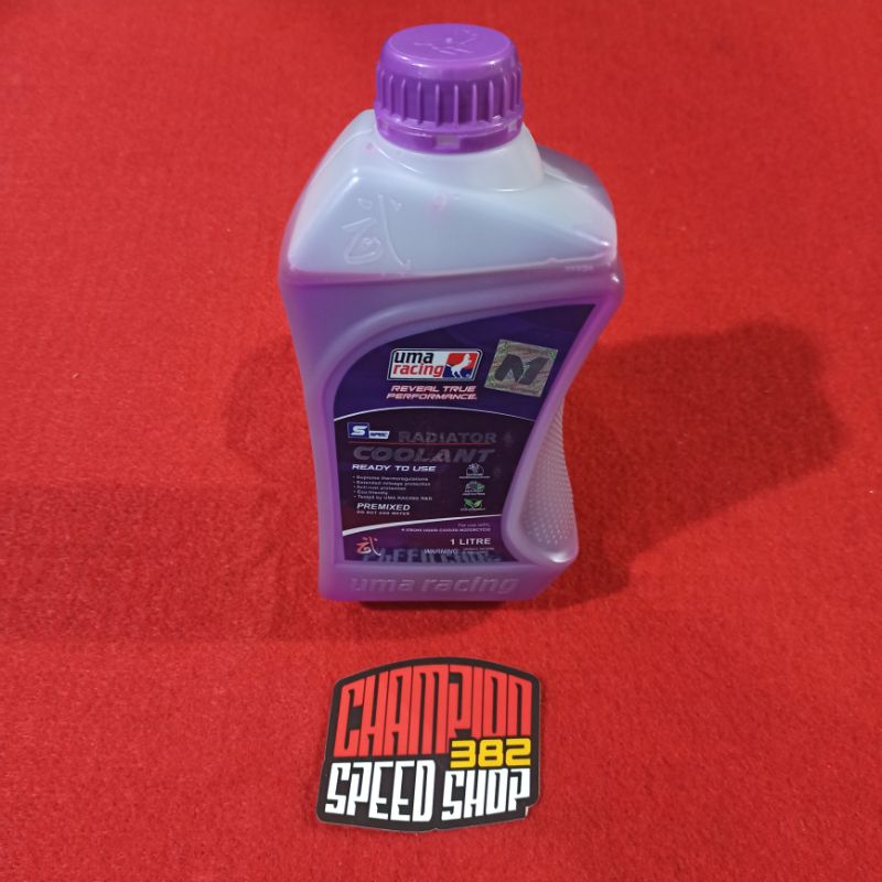 Jual Air Radiator Coolant UMA RACING Original 1L 1 Liter | Shopee Indonesia