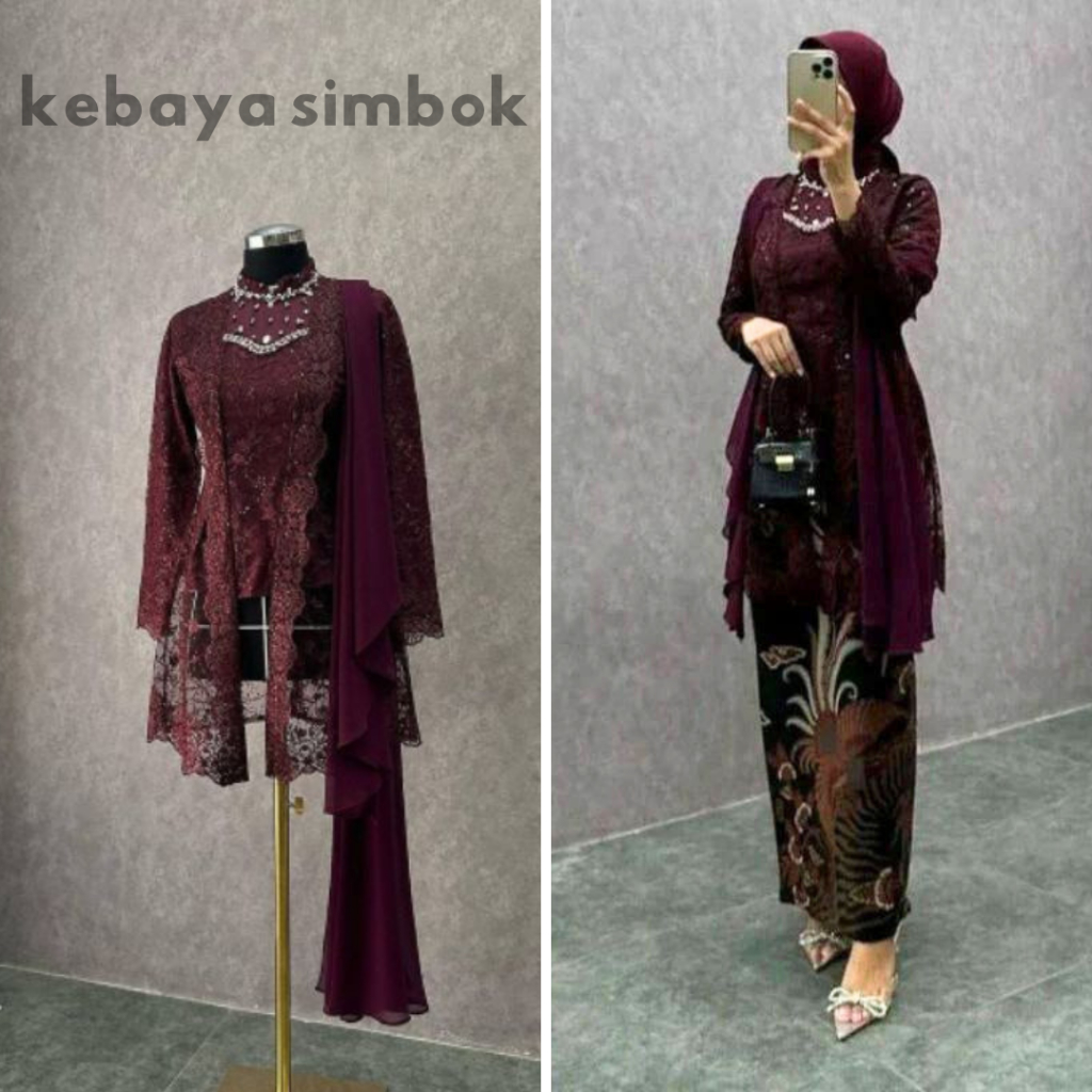 Jual KEBAYA SIMBOK SET KEBAYA KUTUBARU WISUDA KINARA SERIES BROKAT ...