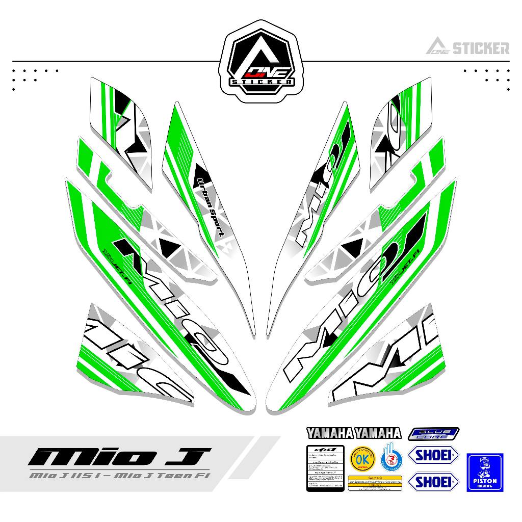 Jual STRIPING YAMAHA MIO J 115i 2014 2015 MOTIF 3 / STICKER MIO J ...