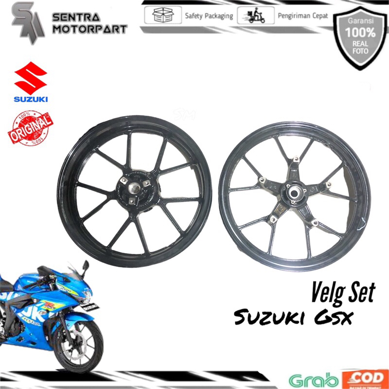 Jual Velg velek pelek racing set sepasang gsx 150 original | Shopee ...