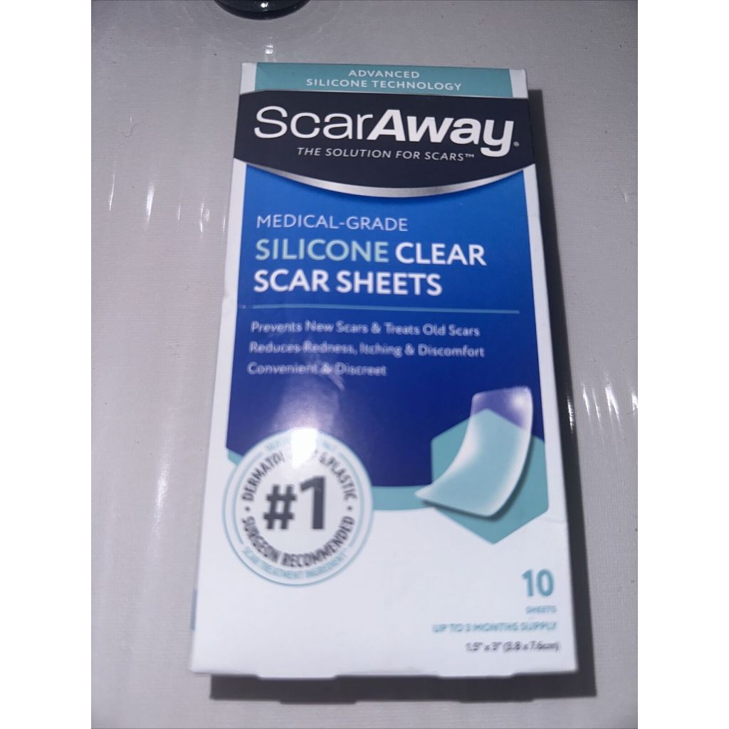Jual Scaraway Skincare Clear Silicone Scar Sheets isi 10 sheets jual ...