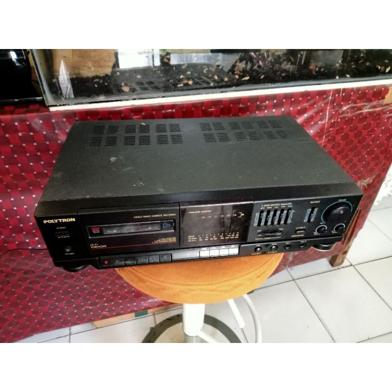 Jual radio tape deck polytron DAT 58d normal Shopee Indonesia