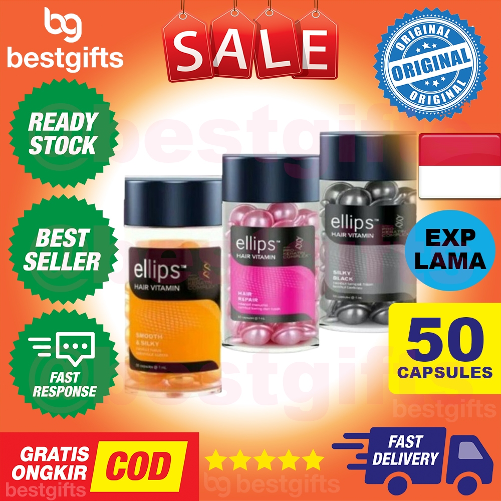 Jual ELLIPS HAIR VITAMIN RAMBUT WITH PRO KERATIN COMPLEX MEMBUAT RAMBUT ...