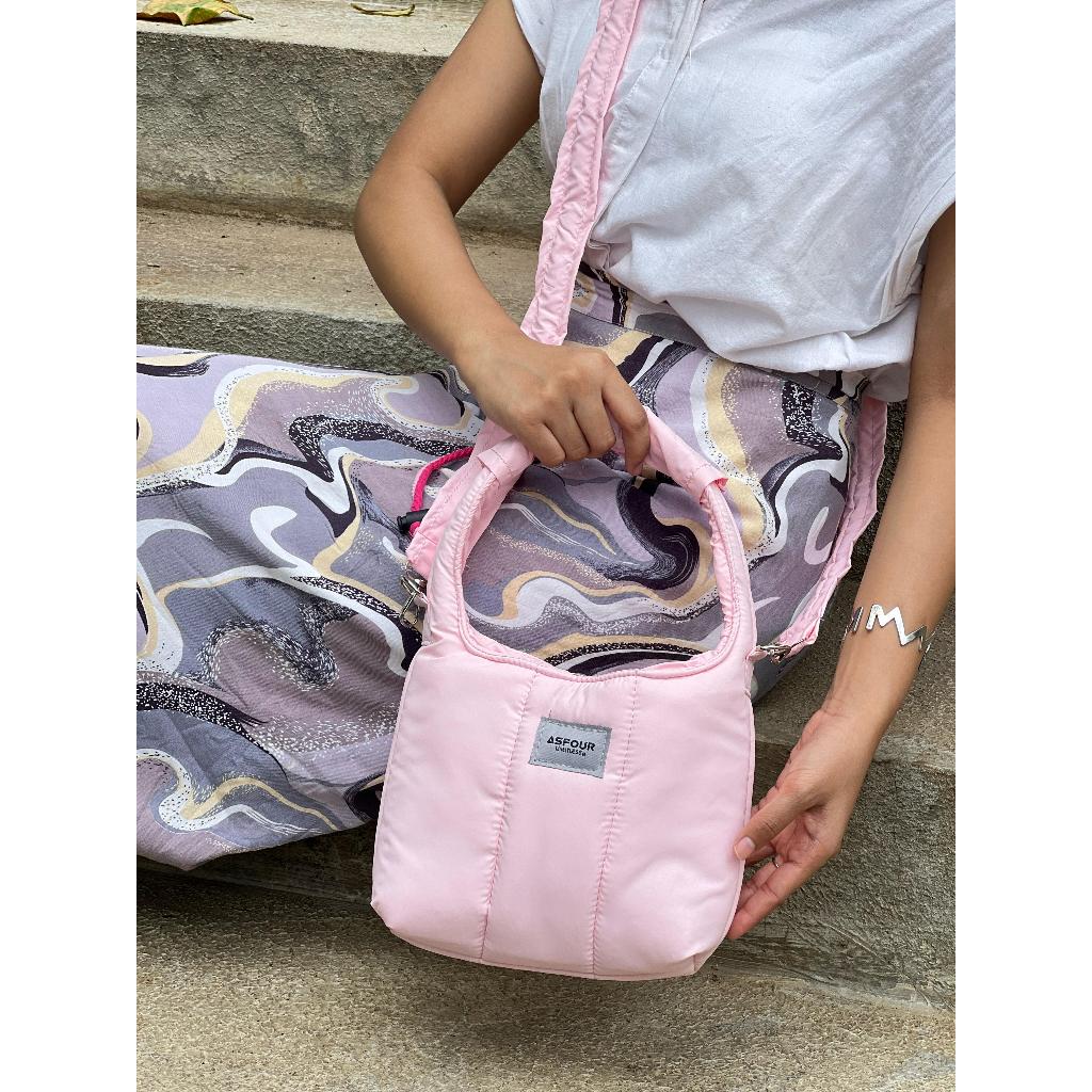 PISCES ||| Slingbag | Asfour Limitless | Tas Wanita Parasut Slingbag Tas Bahu Tas Hologram Puffy Puffer