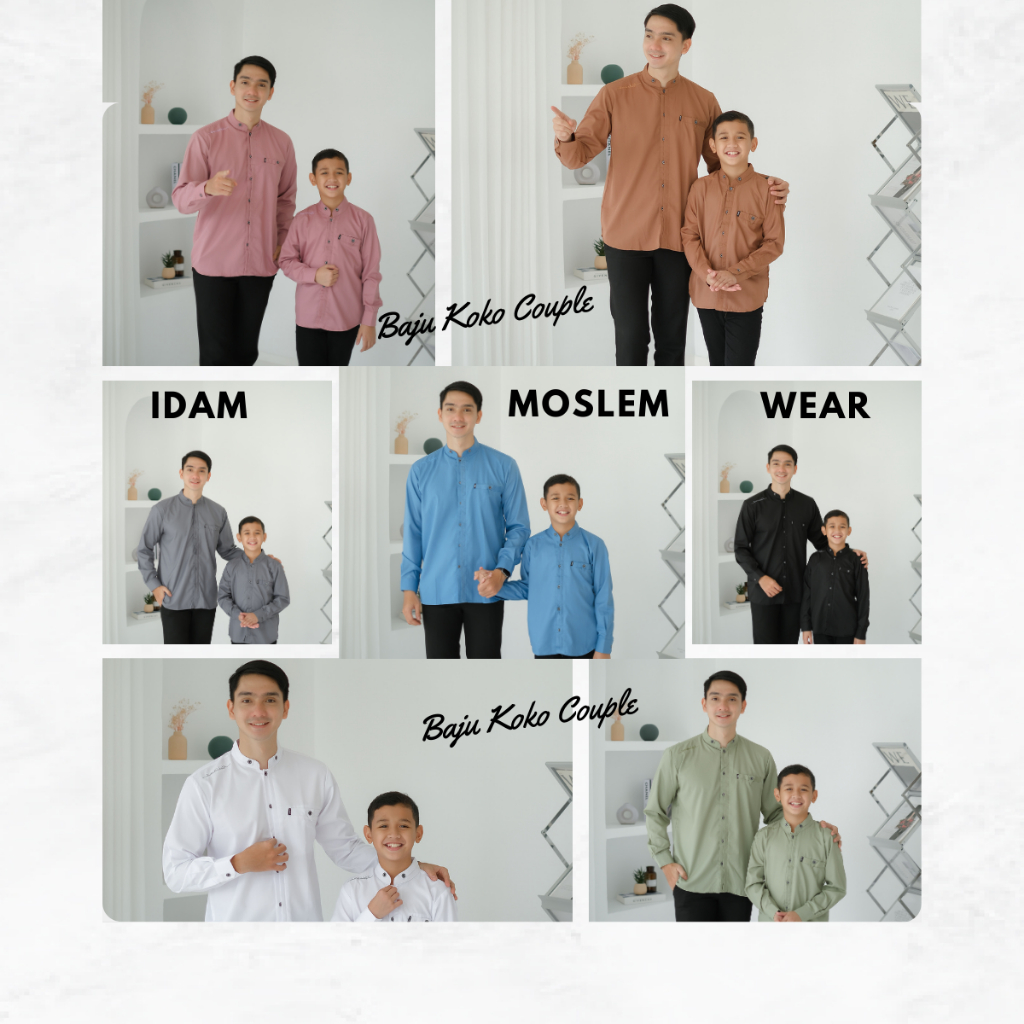 Jual New Arrival Baju Couple Lebaran 2024 Pasangan Muslim Seragam