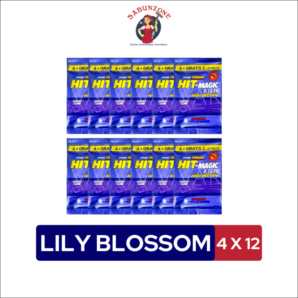 Jual Paket Murah Hit Magic Sachet Isi 4 Lily Blossom Obat Nyamuk Bakar ...