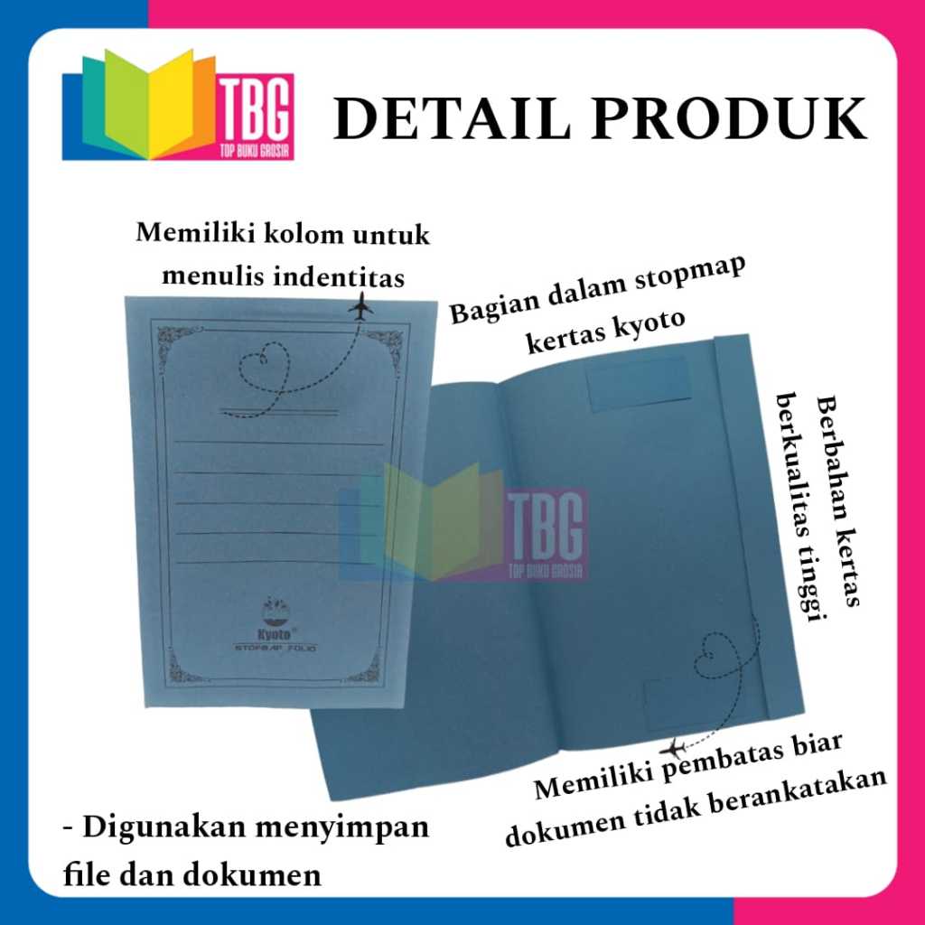 Jual 1 PACK (50PCS) STOPMAP KERTAS / MAP KERTAS / MAP DOKUMEN / STOPMAP ...