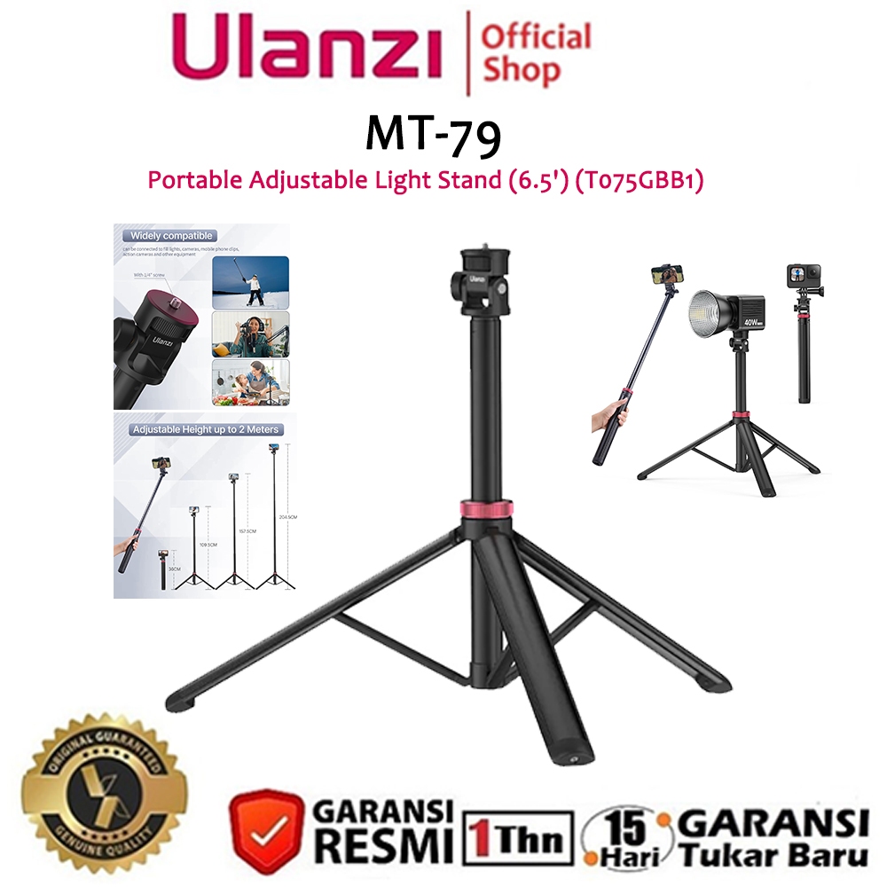 Bastone Selfie Ulanzi MT-79 In Lega Di Alluminio Portatile 2m - Foto 8