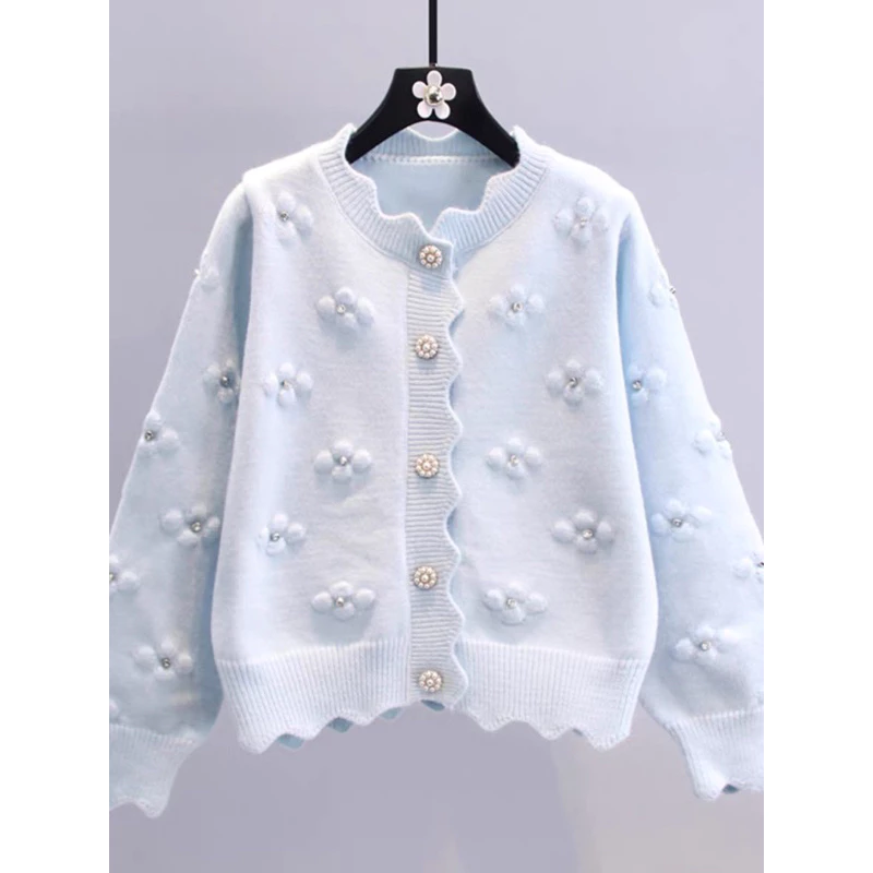 ATASAN RAJUT WANITA ( SW mutiara) Sweater Rajut Wanita Jaket Import Wanita Lengan Panjang - foto 1