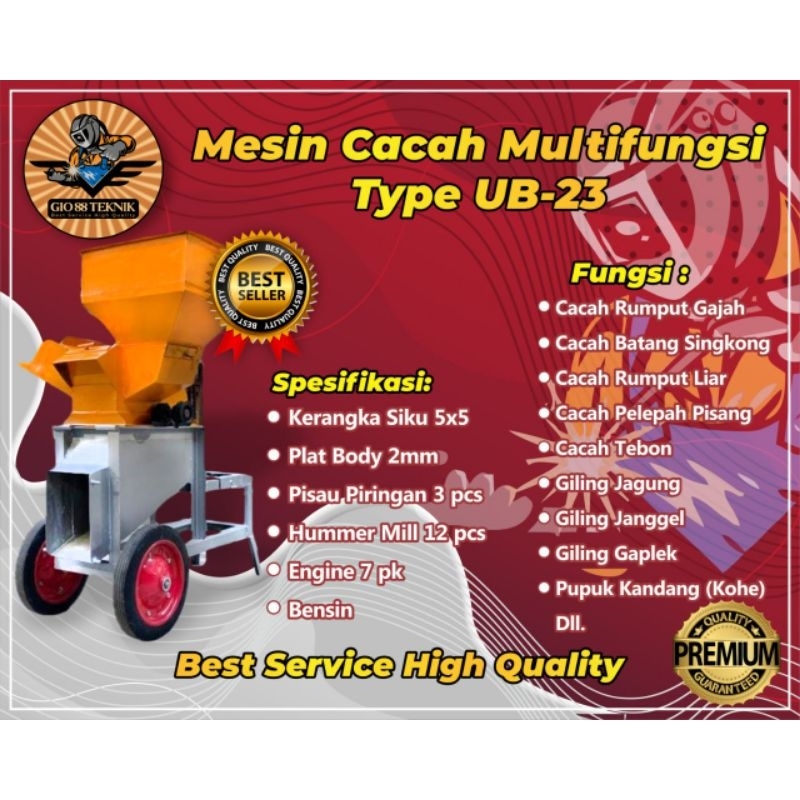 Jual mesin chopper rumput mesin cacah rumput multifungsi | Shopee Indonesia