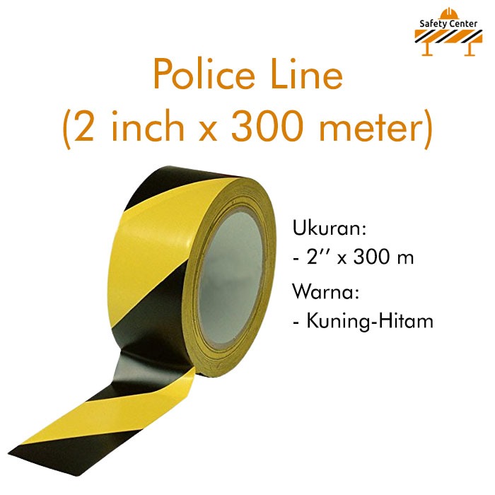 Jual Police Line / Police Line 2 inchi 300 meter / Police Line 2'' 300 ...