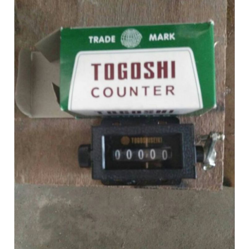 Jual counter togoshiseiki 5 digit alat mesin hitung penghitung manual ...