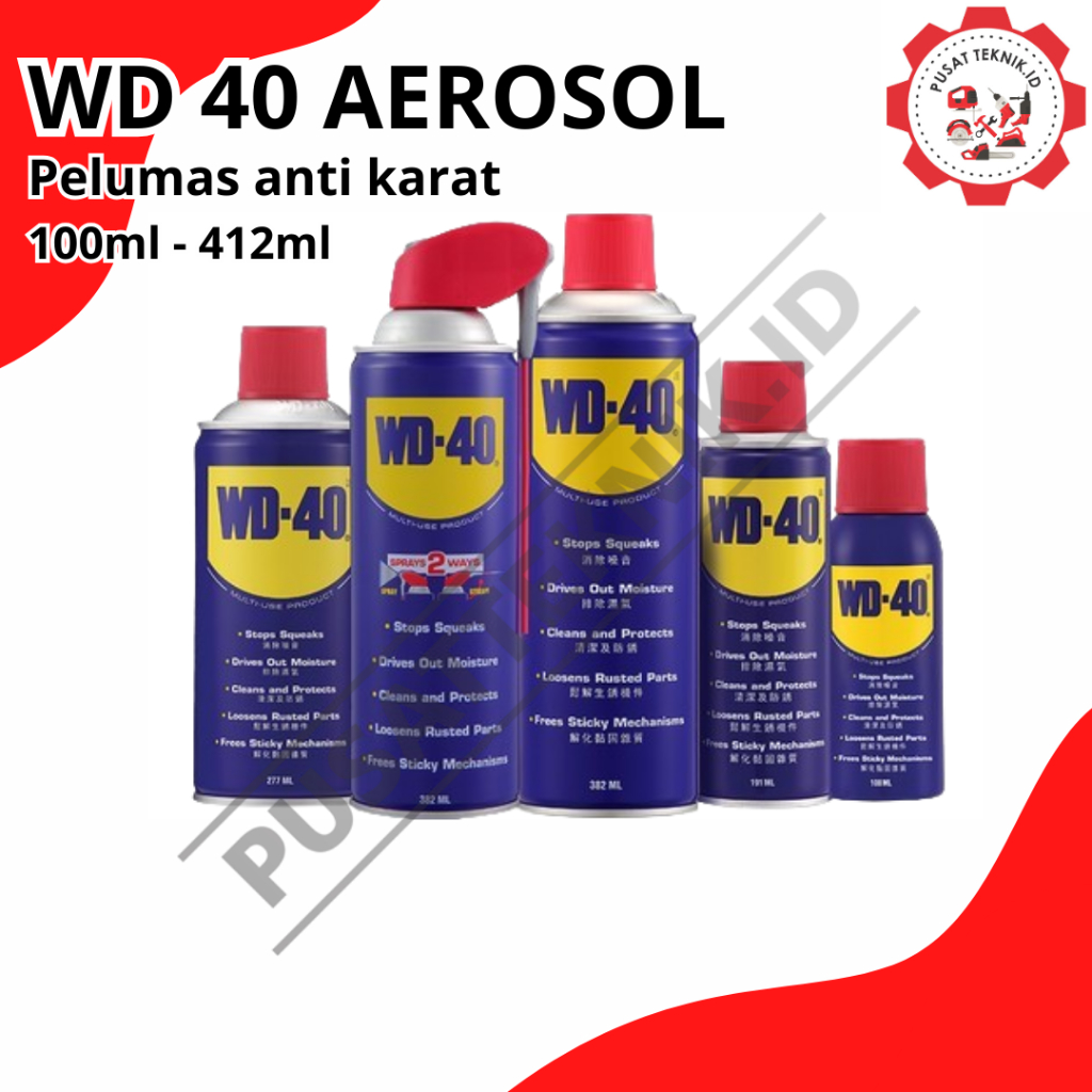 Jual WD 40 CAIRAN PELUMAS ANTI KARAT WD 40 LUBRICANT WD40 | Shopee ...