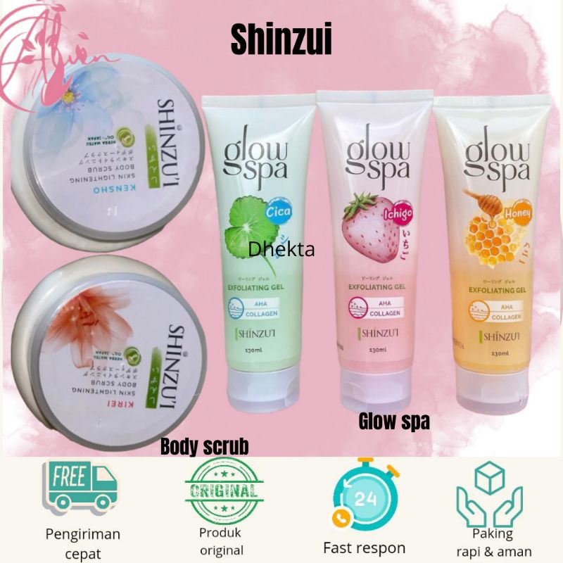 Jual Shinzui Glow Spa Exfoliating Gell Series Ml Shinzui Body Scrub Lulur Shinzui Shopee