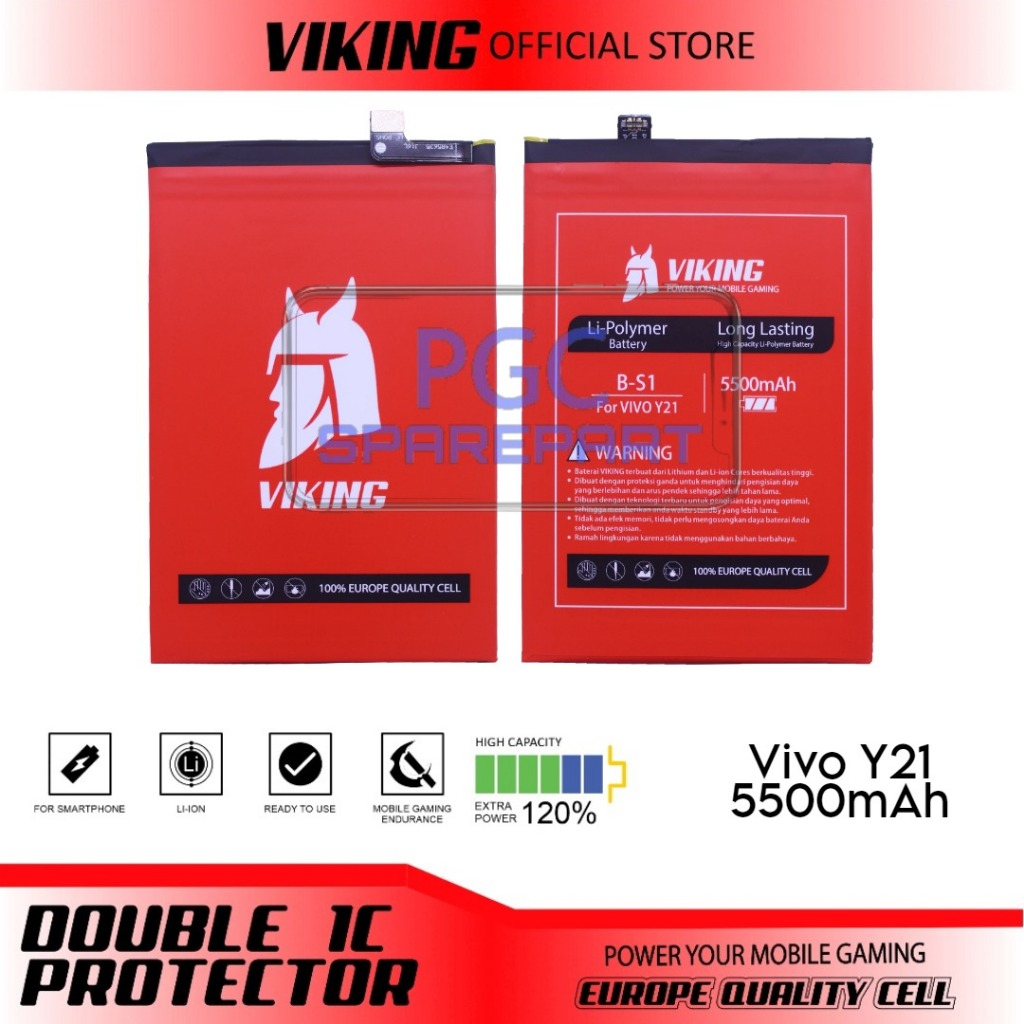 Jual Baterai Double Power Viking B-S1 / BS1 / Vivo Y21 2020 / Y21S ...