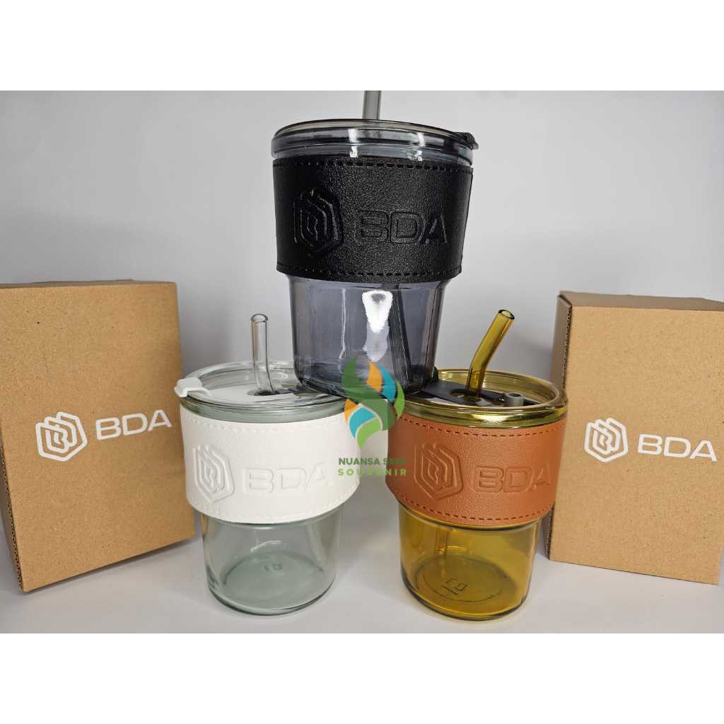 Jual Souvenir Tumbler Sedotan Minum Cup Sedotan Mug Kaca Estetik Gelas ...