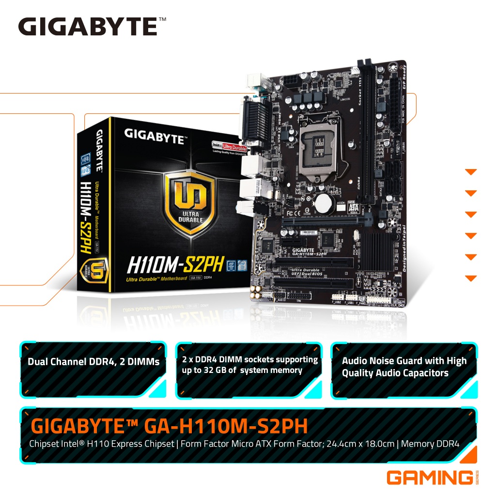 Jual Gigabyte GA-H110M-S2PH | Shopee Indonesia