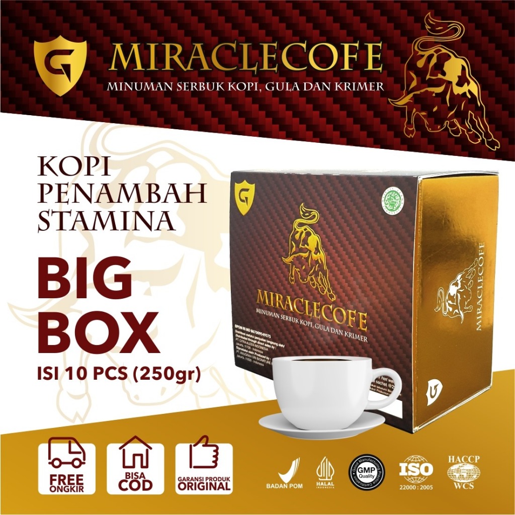 Jual Miracle Coffee 12 Sachet Shopee Indonesia