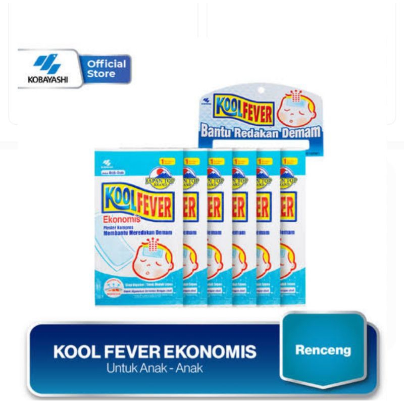 Jual KOOL FEVER KEMASAN EKONOMIS 1 renceng isi 6pcs | Shopee Indonesia