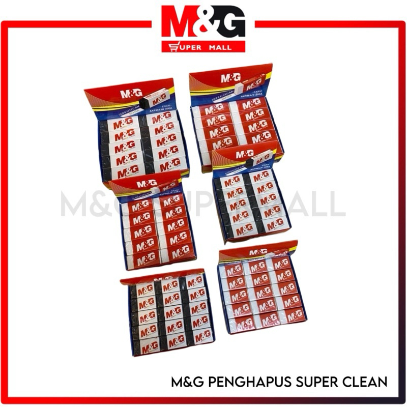 Jual M&G Super Clean Eraser / M&G Penghapus Super Clean Besar Sedang ...