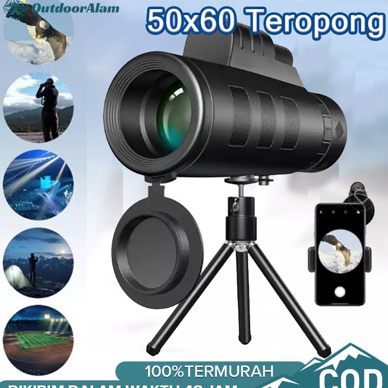 Jual Teleskop Handphone Monocular 5x6 Teropong Zoom Jarak Jauh Teropong
