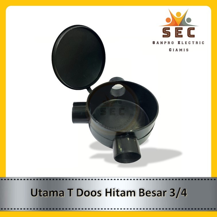 Jual T DUS T DOOS TDOS TDUS BESAR 3/4 HITAM RUMAH SAMBUNGAN KABEL JUMBO ...