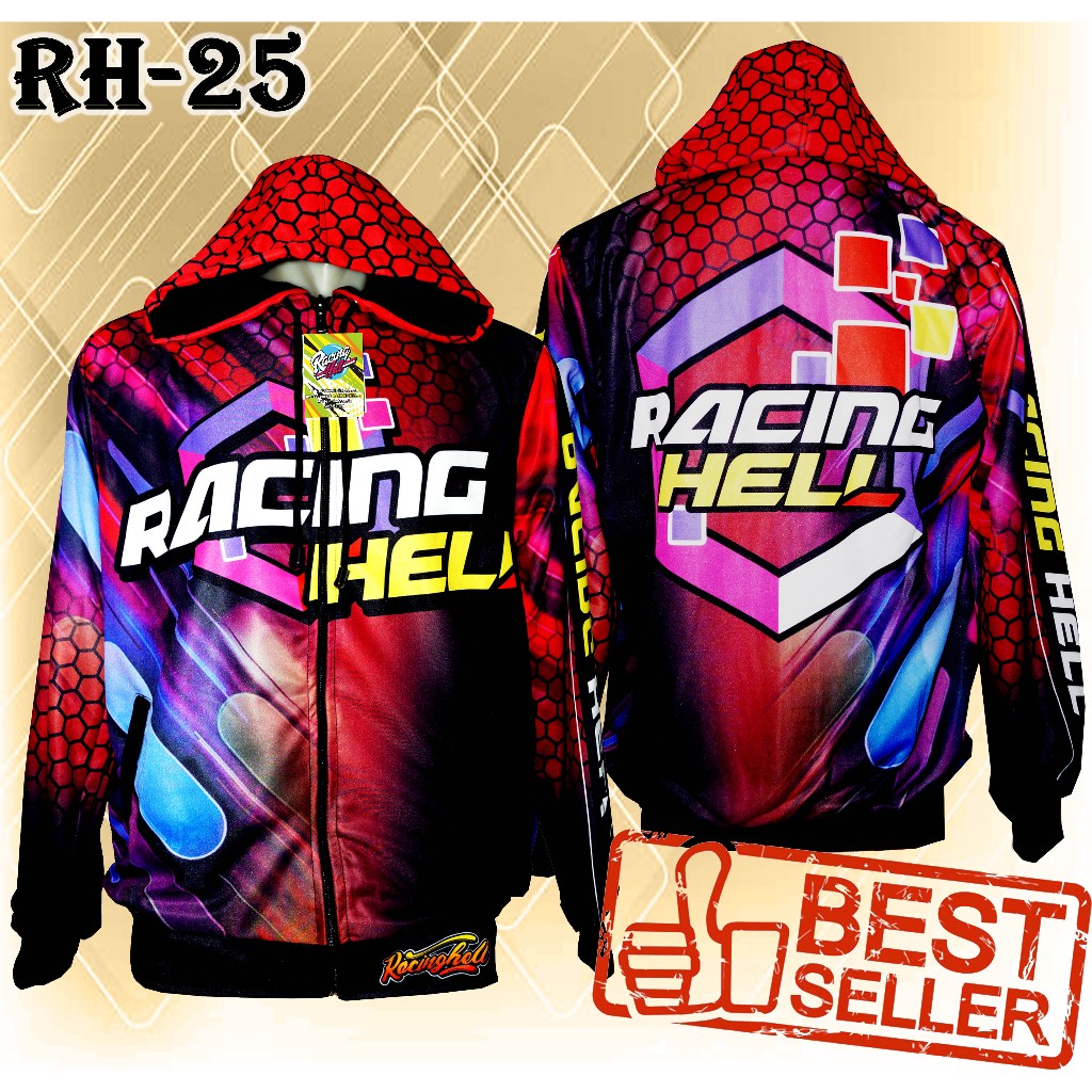 Jual Jaket Racing Hell FULL PRINTING RH-25 - BISA PAKAI NAMA | JAKET ...