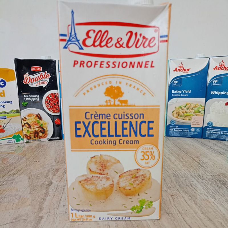 Jual [ 1 liter ] WHIPPING CREAM anchor ELLE VIRE GREENFIELDS RICHS GOLD