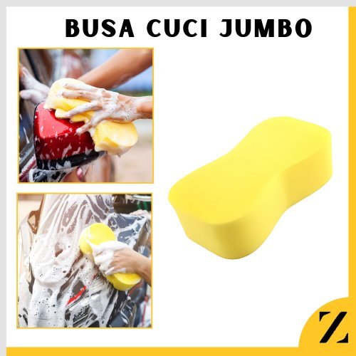 Jual Busa Cuci Kendaraan Mobil Motor Jumbo Lebar Besar Sponge Wash Spons Shopee Indonesia