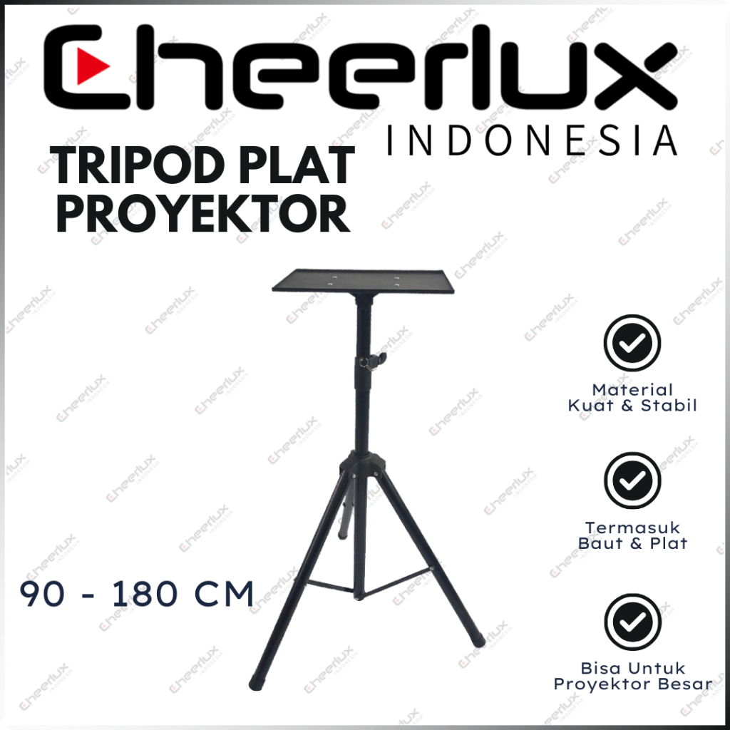 Jual Tripod Proyektor Cheerlux With Plat Bracket Proyektor Tripod