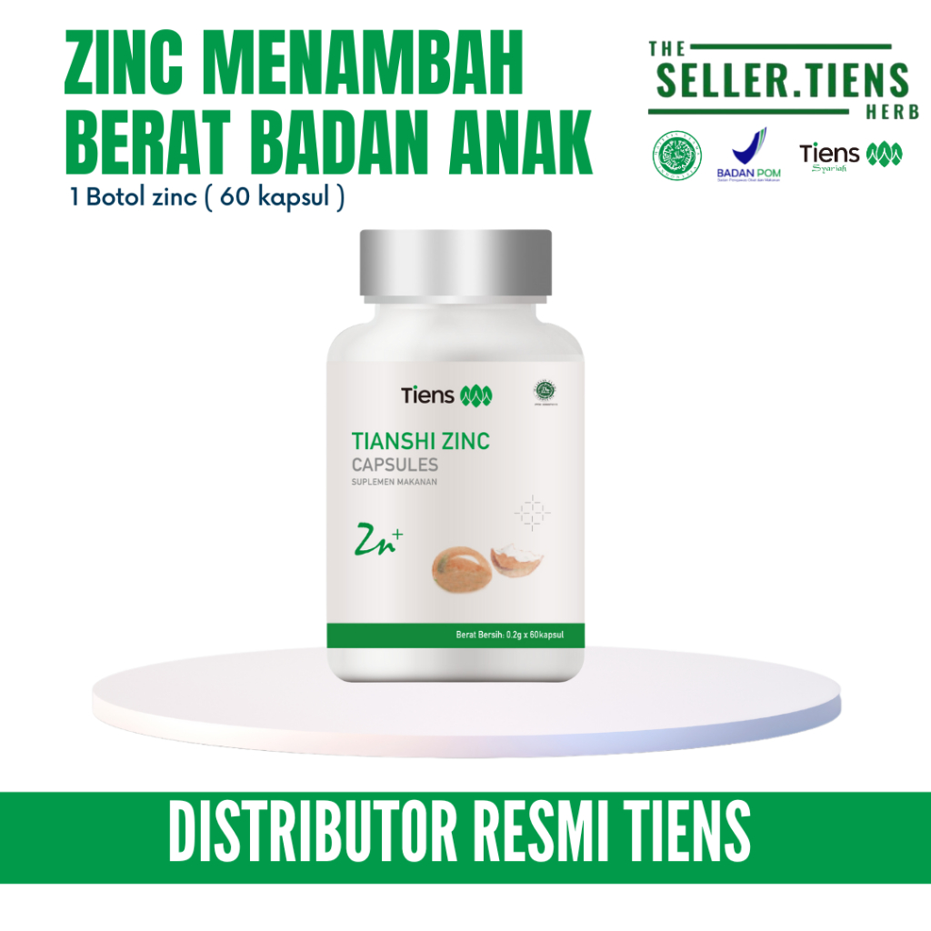Jual TIANSHI ZINC PENAMBAH NAFSU MAKAN ANAK DAN MENJAGA PENCERNAAN ...