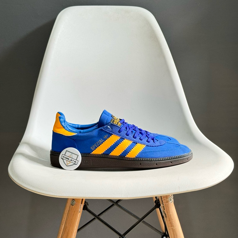 Jual Sepatu adidas spezial blue yellow sneakers kasual premium