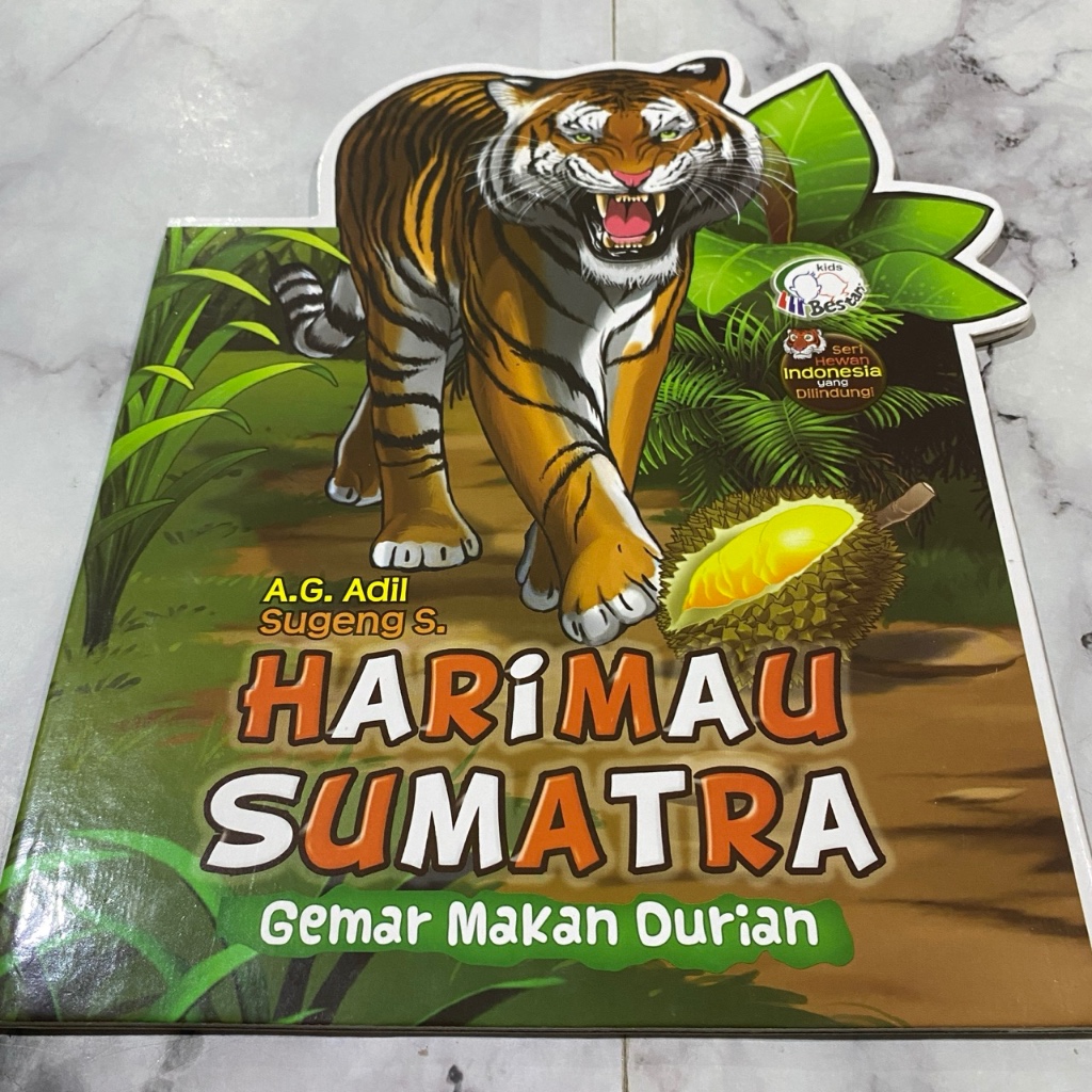 Jual Harimau sumatra Hardcover buku aktivitas anak / buku pengetahuan ...