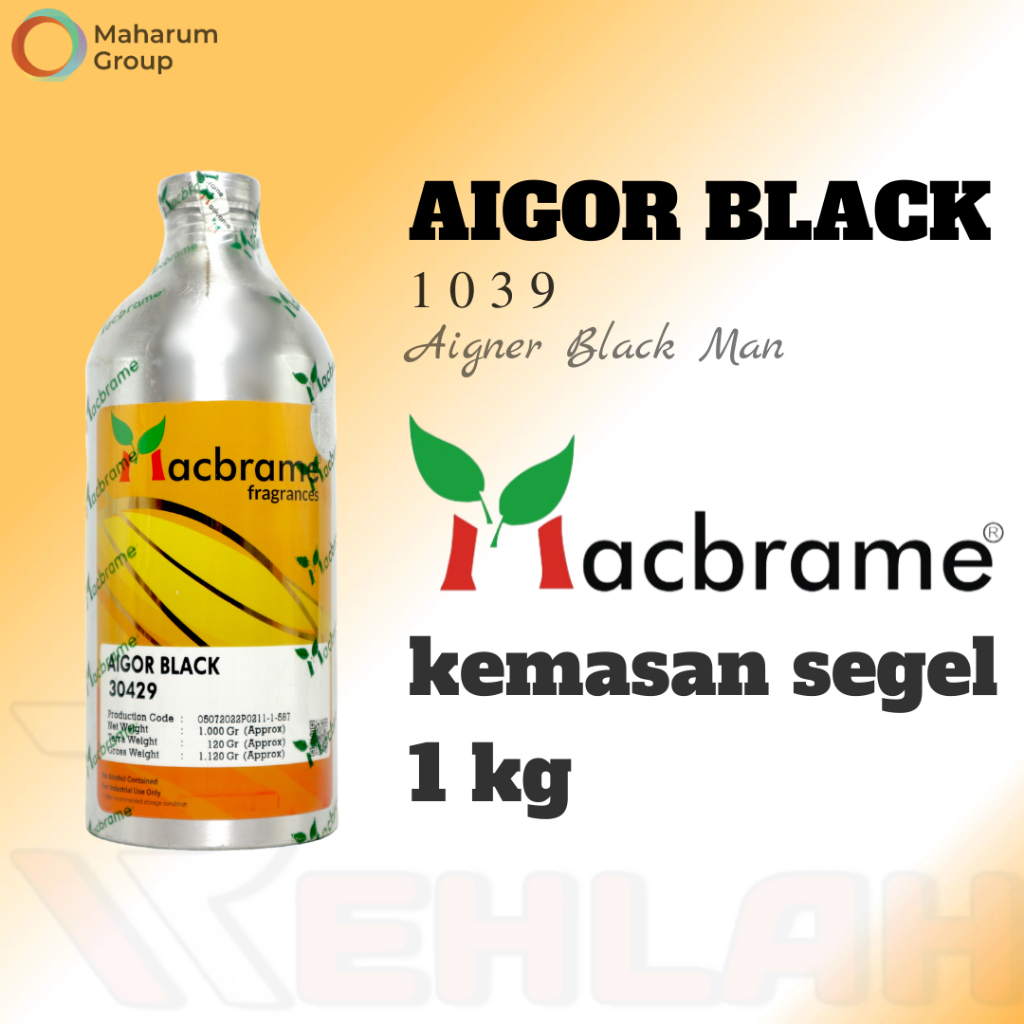 Jual AIGOR BLACK 1039 BY MACBRAME (MCB) BIBIT PARFUM ORIGINAL KEMASAN ...