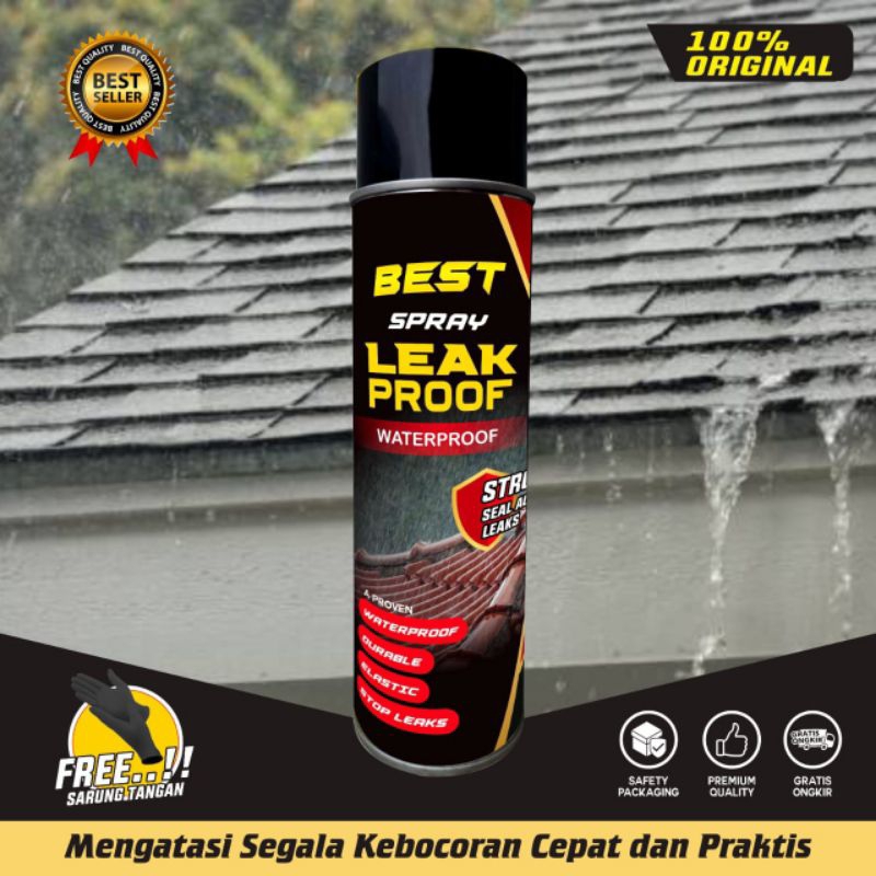 Jual Spray Anti Bocor Best Rubber Sealant waterproof 500ml Shopee