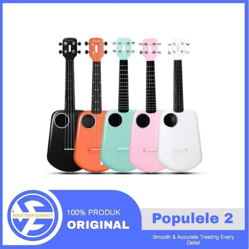 Xiaomi Populele 2 23 Inch with LED Bluetooth USB Guitar Smart Ukulele