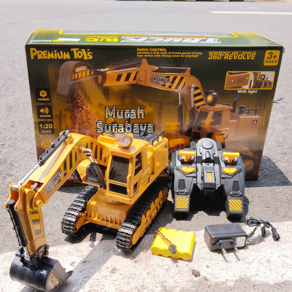 Jual RC Truck Remote Control Digger Superior Excavator Frekuensi Ghz ...