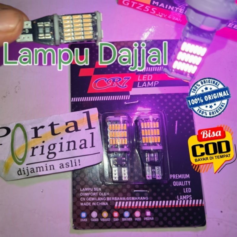 Jual Lampu Dajjal Titik Led Motor Senja Sen Sein Kota Rem T Canbus Kota Shopee Indonesia