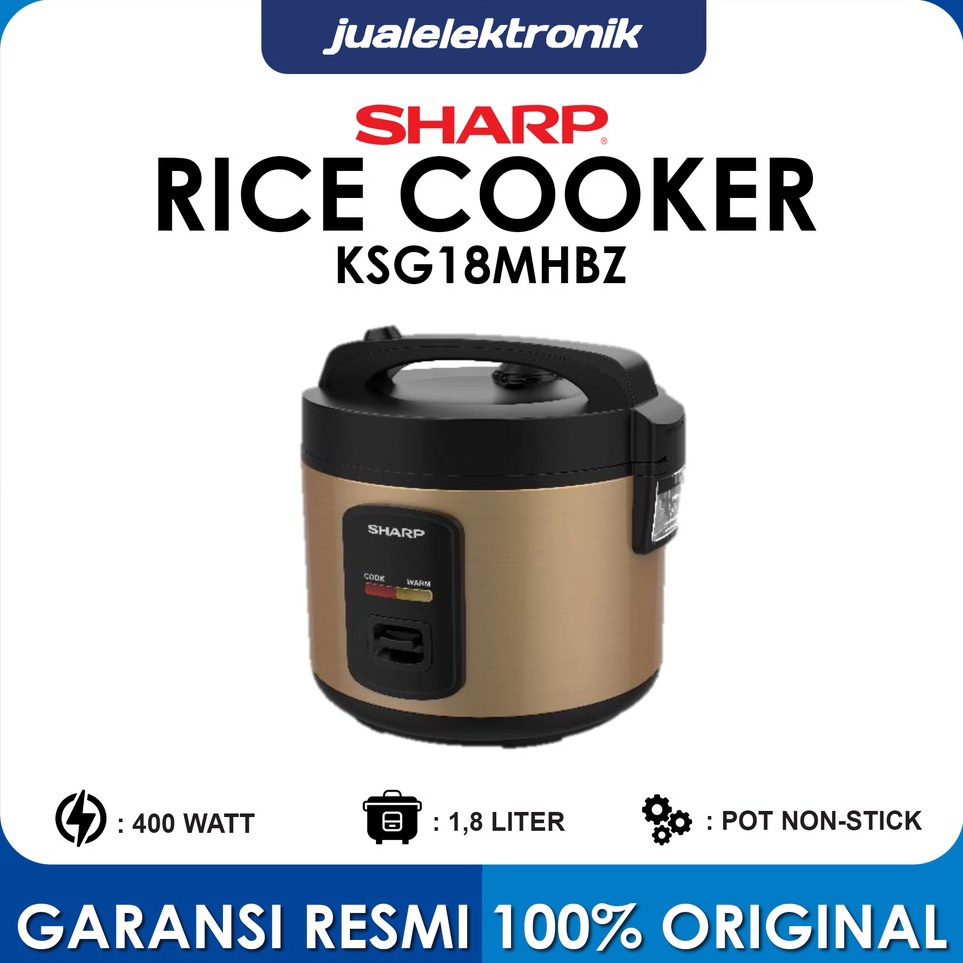 Jual LG Sharp KSG18MHBZ KSG 18 MGBZ Rice Cooker 18 Liter 4 Watt Magic ...