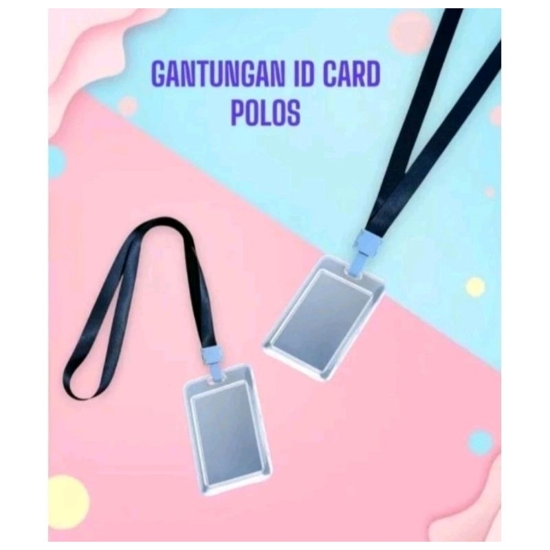 Jual Gantungan Id Card Polos Name Tag Gantungan Name Card Id