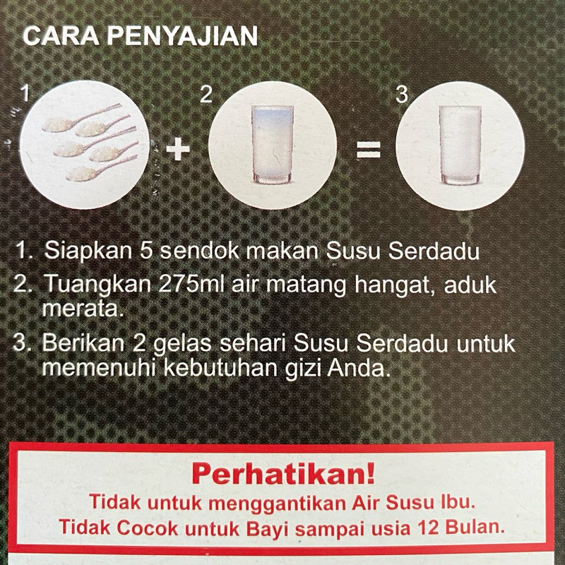 Jual SUSU SERDADU PLUS RASA IMUKAL FD3 RANSUM SERDADU EXP 31 MEI 2026 ...