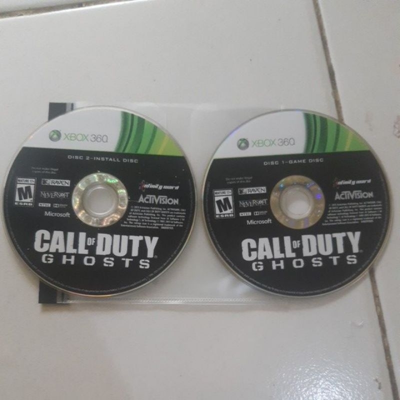 Jual Dvd kaset game original Xbkx 360 Call of duty 
